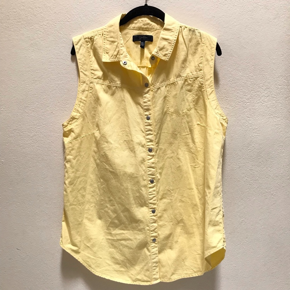 Jessica Simpson Yellow Top Size XL